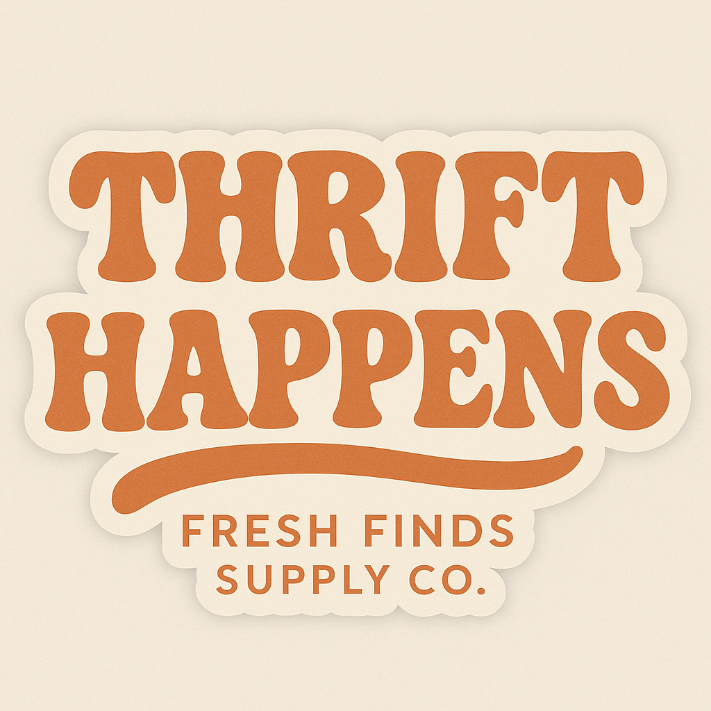Thrift Happens Sticker