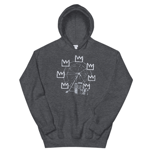 Banksy Ferris Wheel Artwork Unisex Hoodie-0