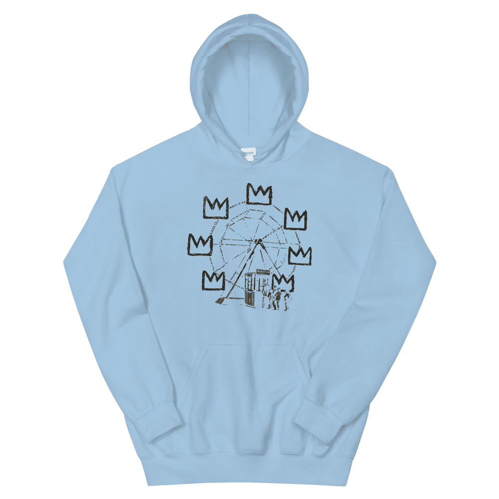 Banksy Ferris Wheel Artwork Unisex Hoodie-7