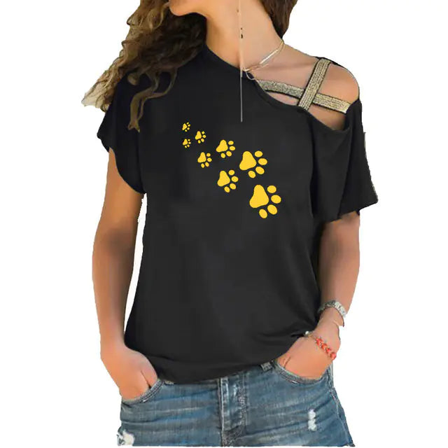 Cat Paws Print Harajuku Women’s T-Shirt