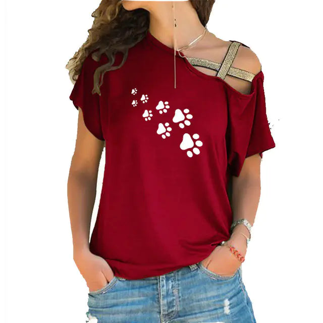 Cat Paws Print Harajuku Women’s T-Shirt