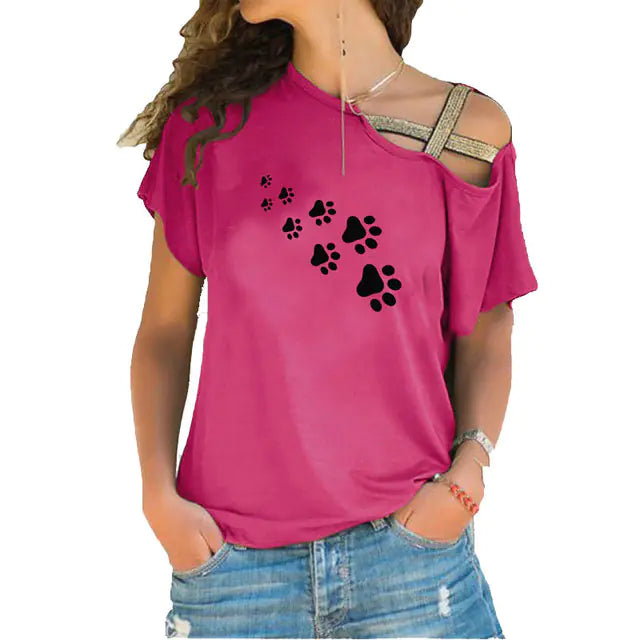 Cat Paws Print Harajuku Women’s T-Shirt