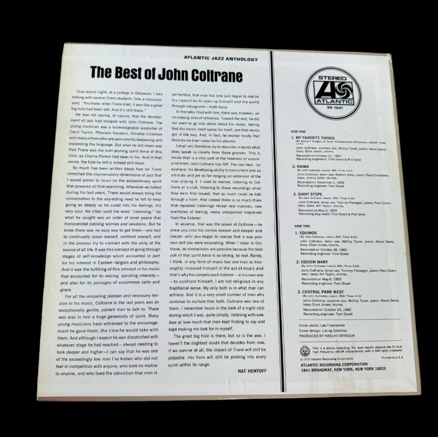 John Coltrane – Best Of – Vintage Vinyl LP