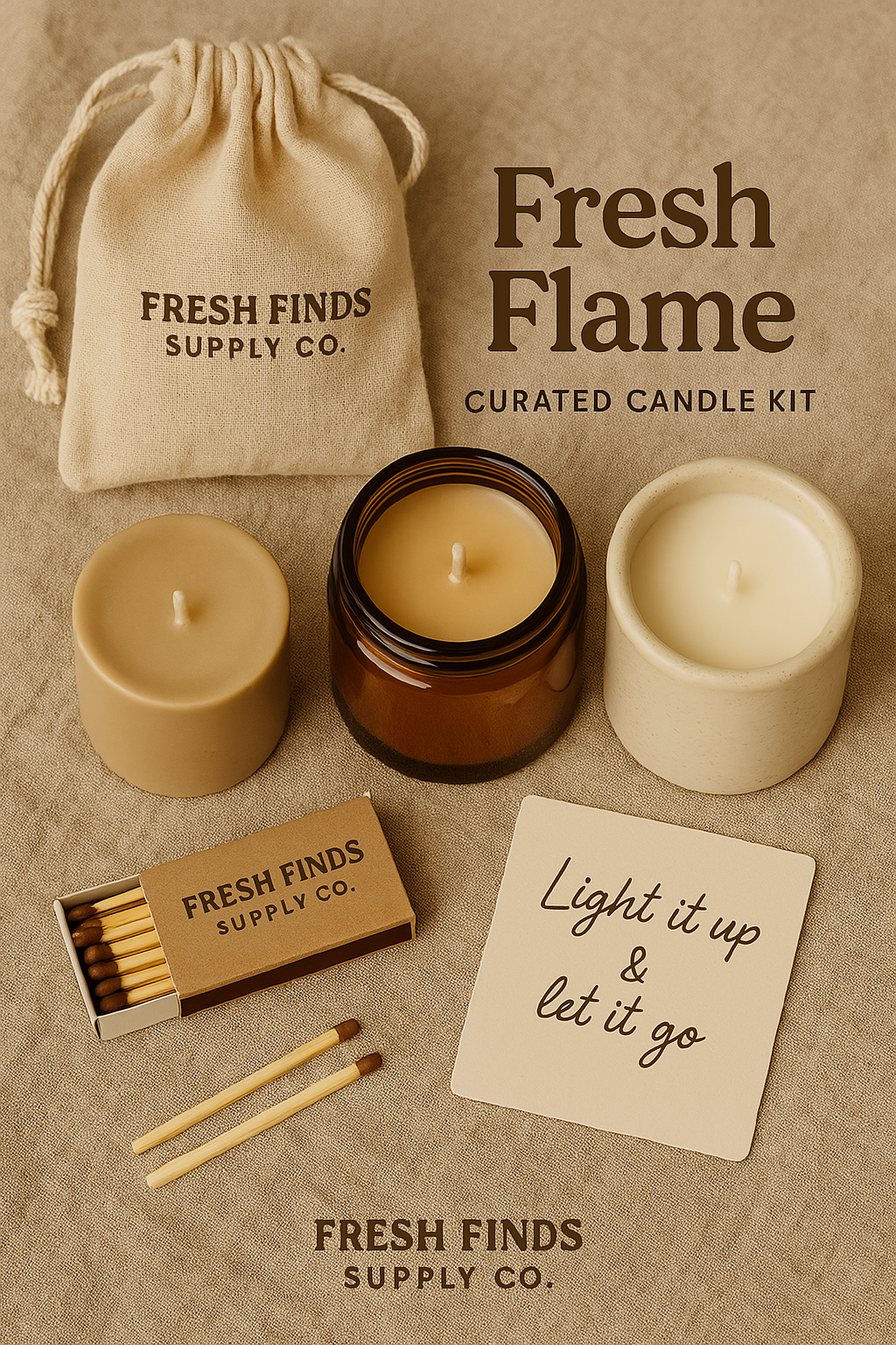 Fresh Flame - Light it Up & Let it Go Candle Bundle