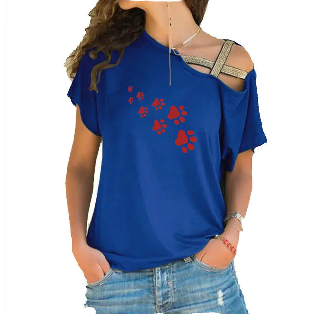 Cat Paws Print Harajuku Women’s T-Shirt