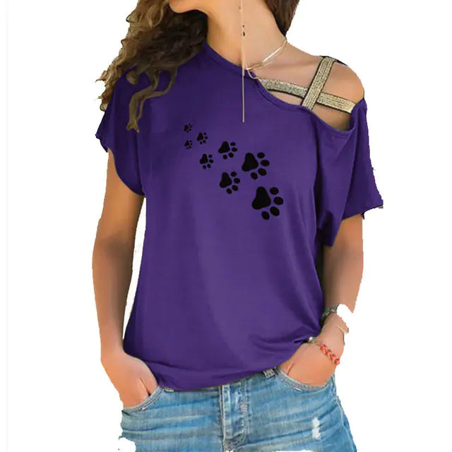 Cat Paws Print Harajuku Women’s T-Shirt