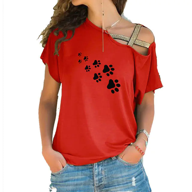 Cat Paws Print Harajuku Women’s T-Shirt
