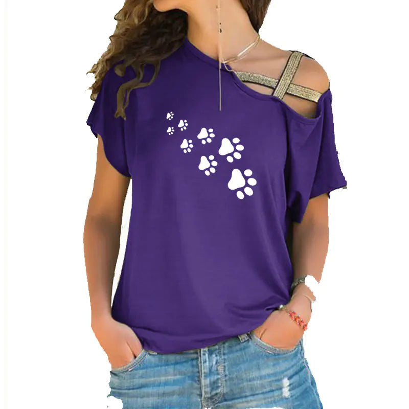 Cat Paws Print Harajuku Women’s T-Shirt