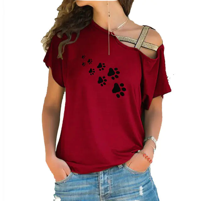 Cat Paws Print Harajuku Women’s T-Shirt