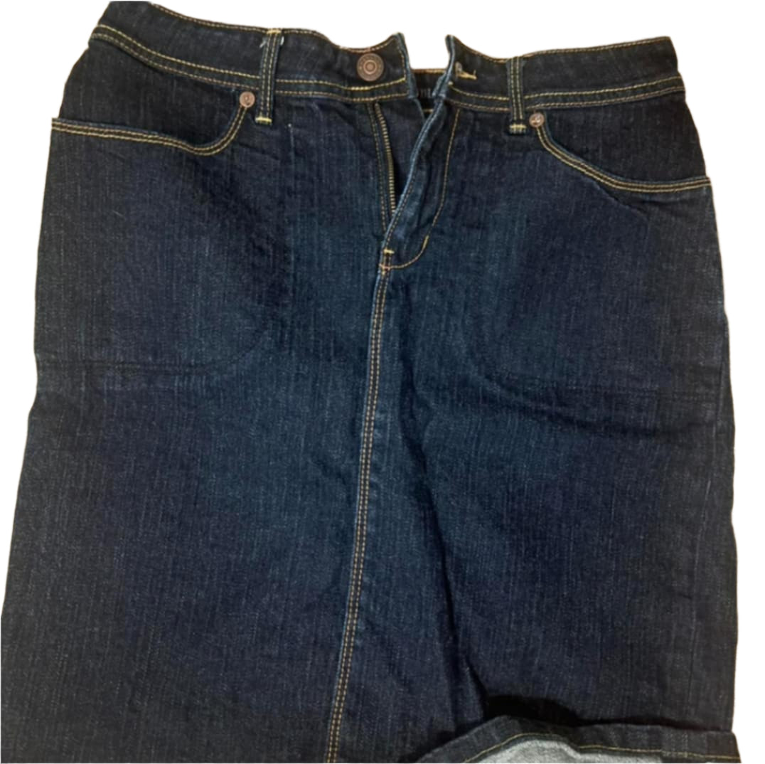 Banana Republic Navy Denim Mini Skirt – Size 0 (NWT)