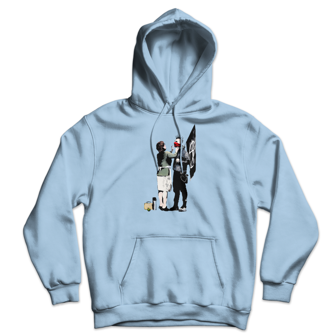 Banksy Anarchist Punk And His Mother Unisex Hoodie-2
