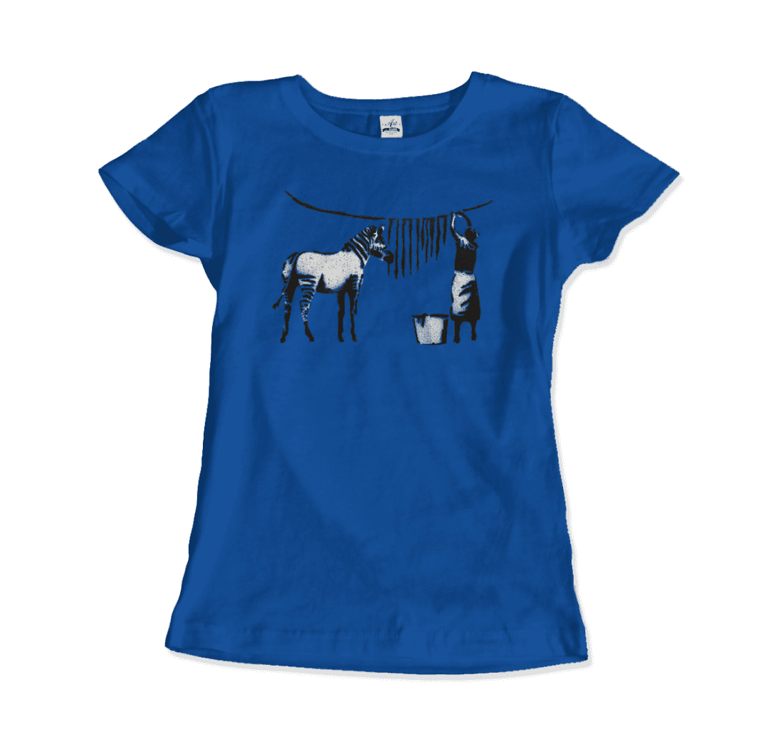 Banksy Zebra Stripes Artwork T-Shirt-10