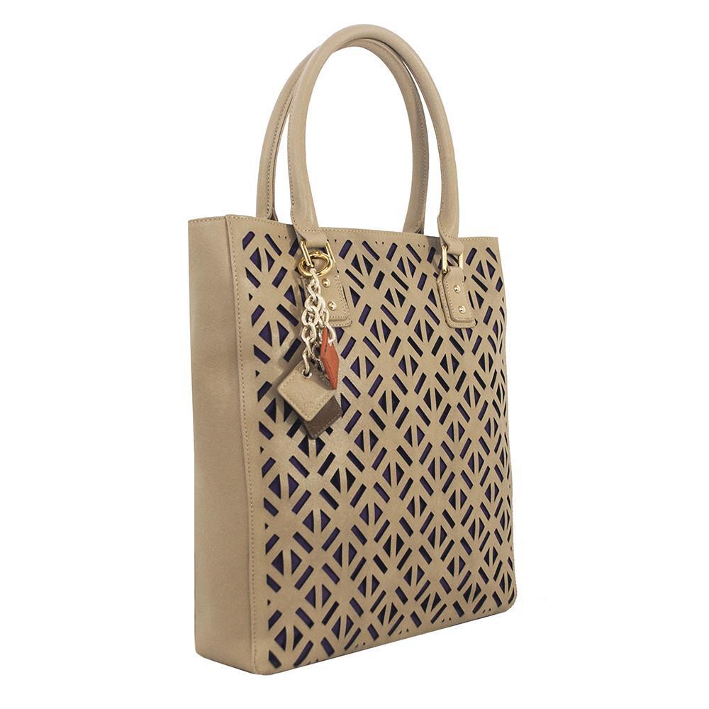 Luminous Leather Bag - Tan-2