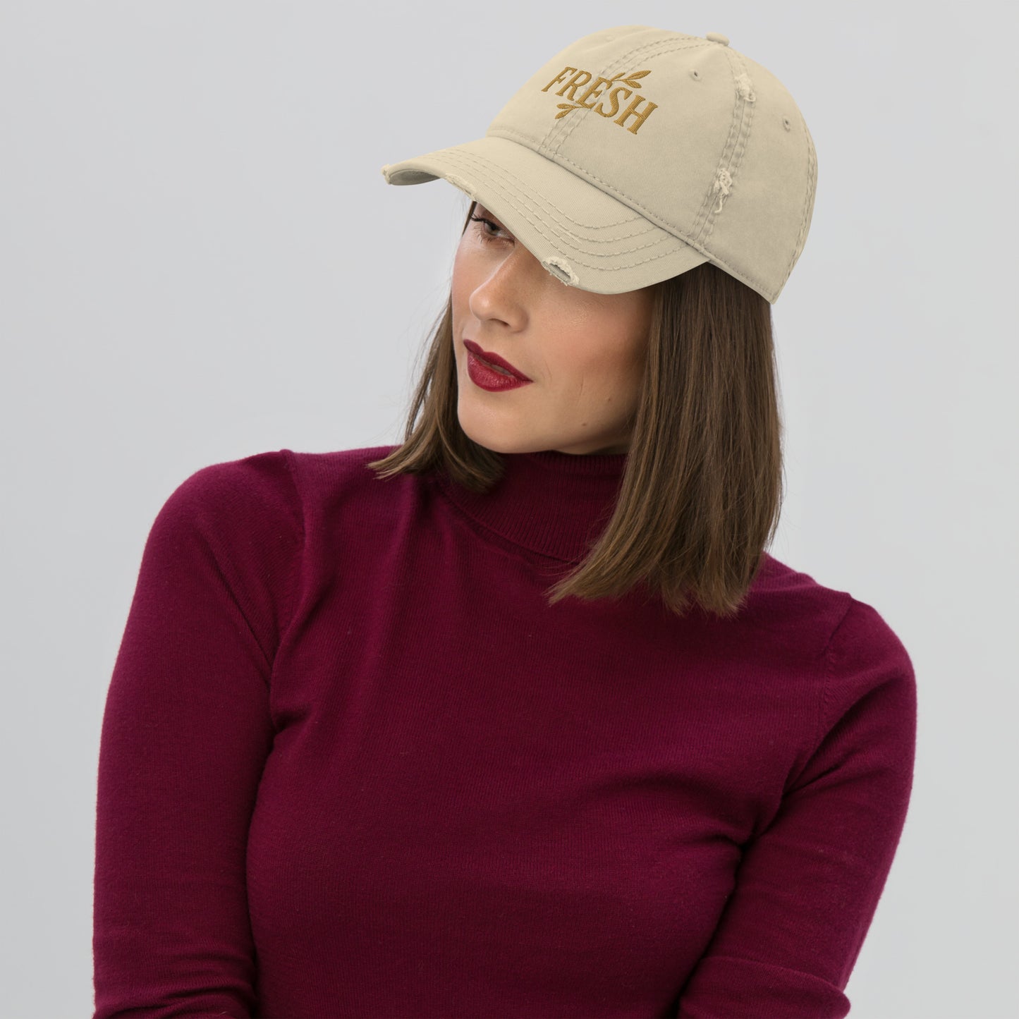 Fresh Distressed Dad Hat