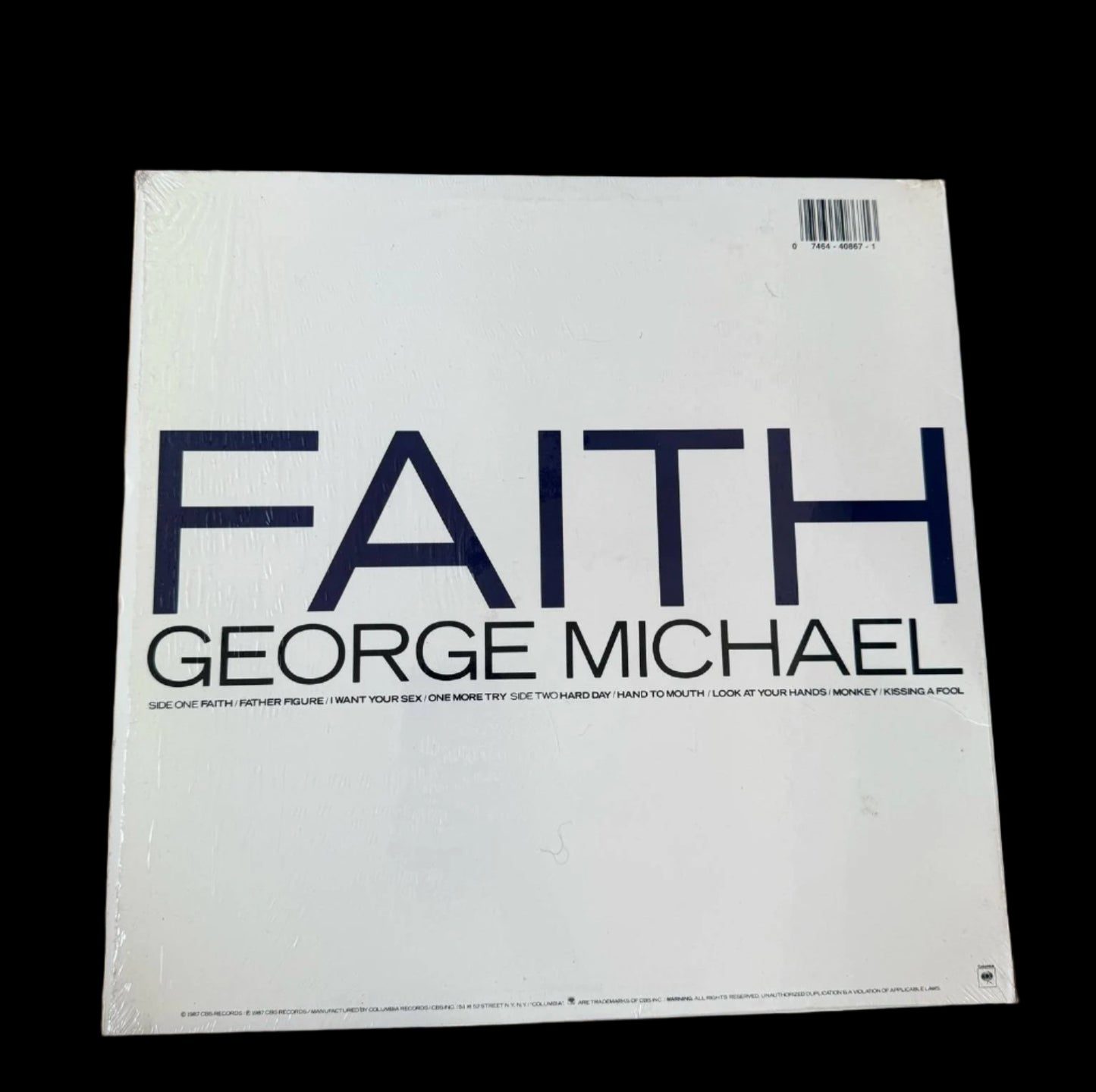George Michael – Faith – Vintage Vinyl LP