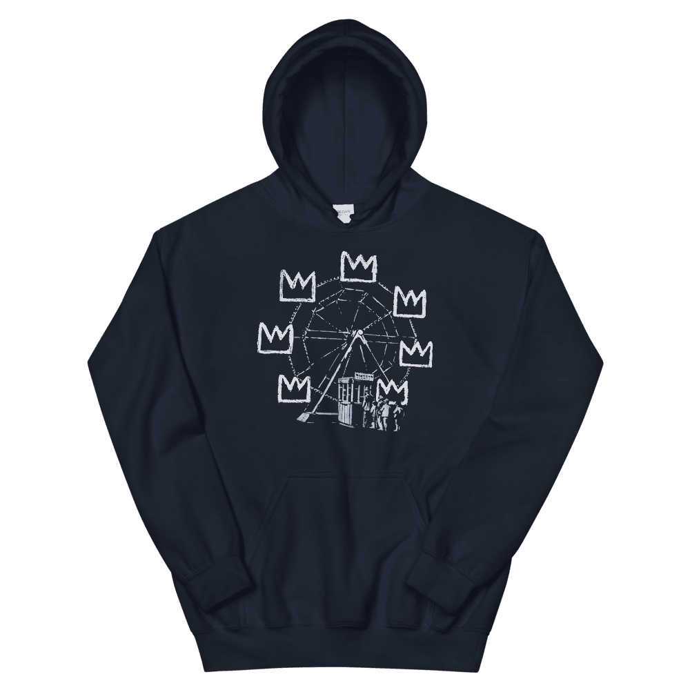 Banksy Ferris Wheel Artwork Unisex Hoodie-5