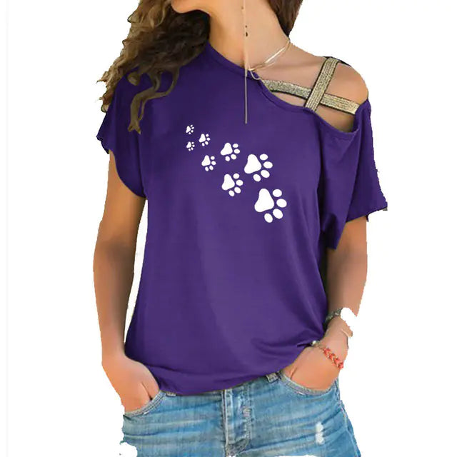 Cat Paws Print Harajuku Women’s T-Shirt