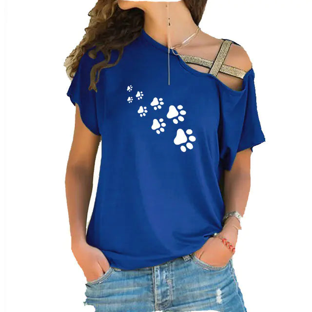 Cat Paws Print Harajuku Women’s T-Shirt