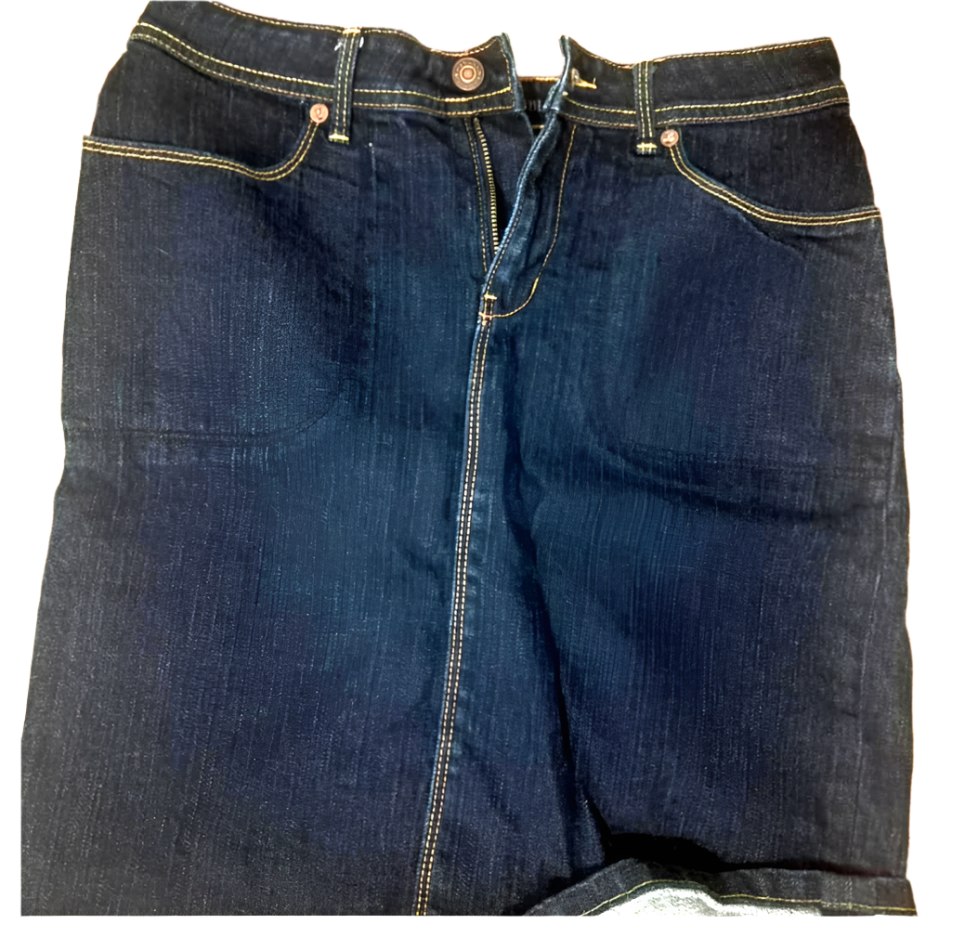 Banana Republic Navy Denim Mini Skirt – Size 0 (NWT)