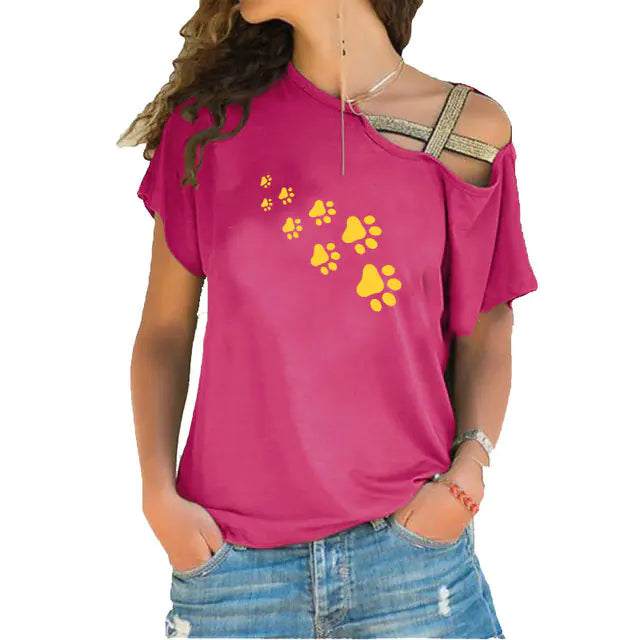 Cat Paws Print Harajuku Women’s T-Shirt