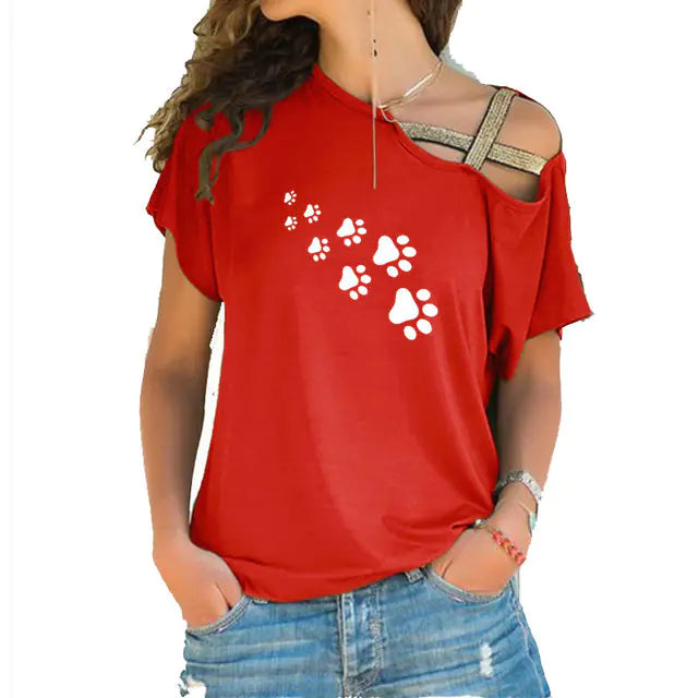 Cat Paws Print Harajuku Women’s T-Shirt